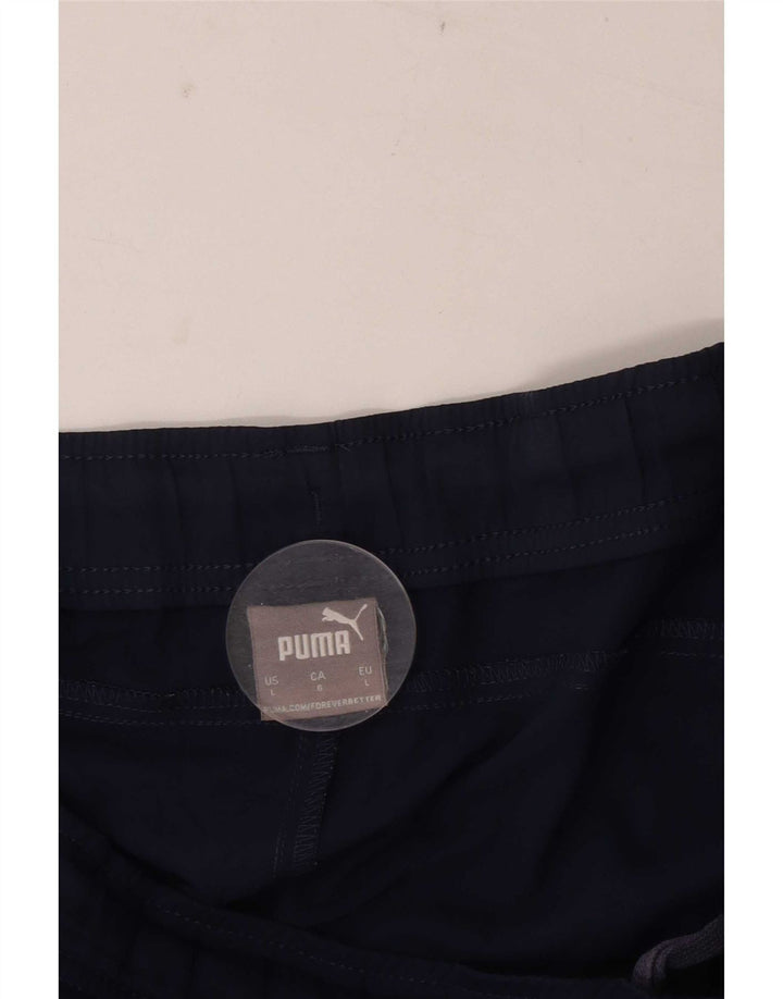 Shorts esportivos masculinos Puma grandes azul marinho