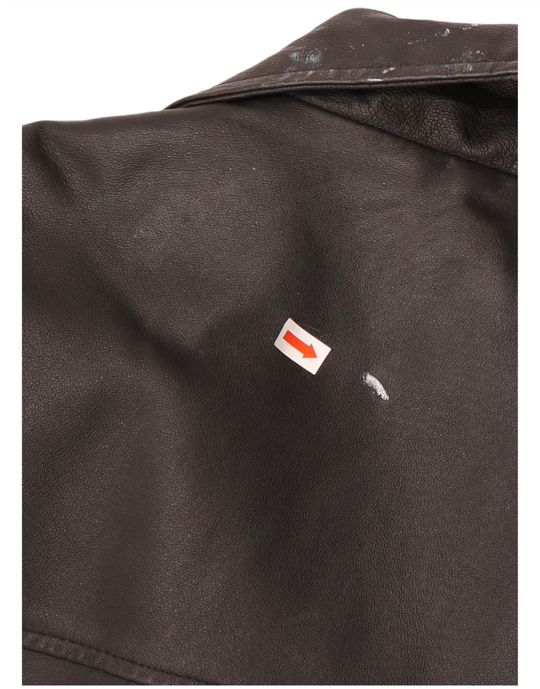 Jaqueta de couro masculina Angelo Litrico UK 42 XL couro preto