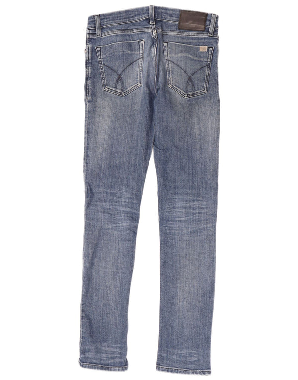 Calvin Klein Jeans Skinny Feminino W28 L34 Azul Algodão