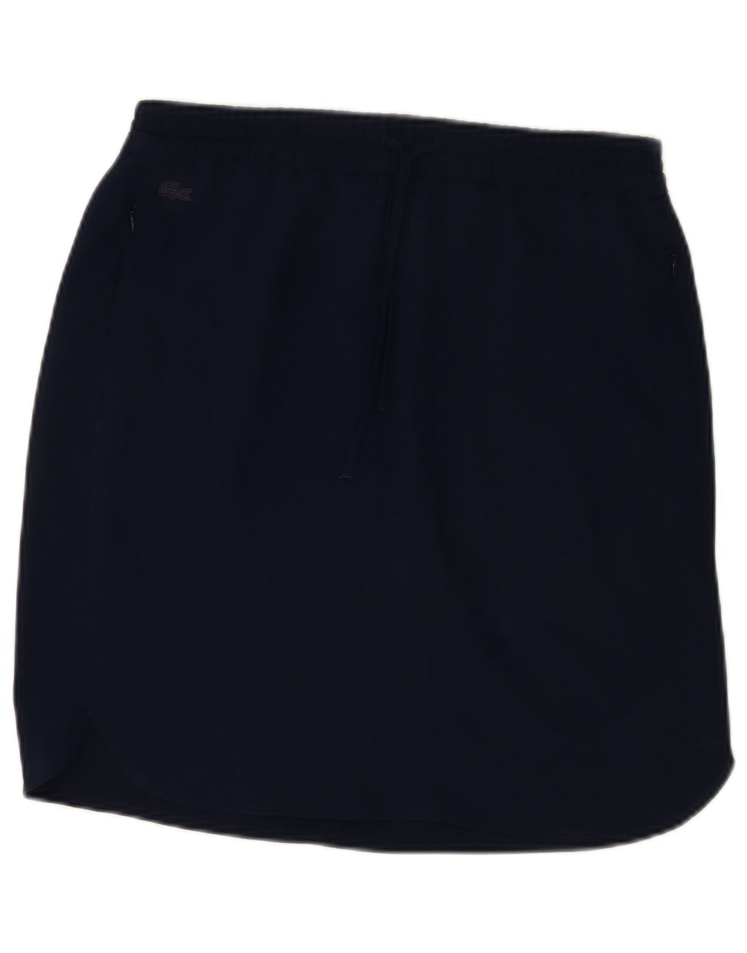 Mini saia feminina Lacoste EU 38 poliéster azul marinho médio