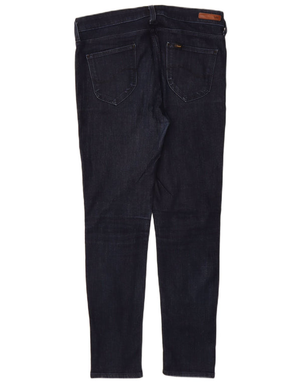 Lee Womens Scarlett Skinny Jeans W32 L31 Azul Marinho Algodão
