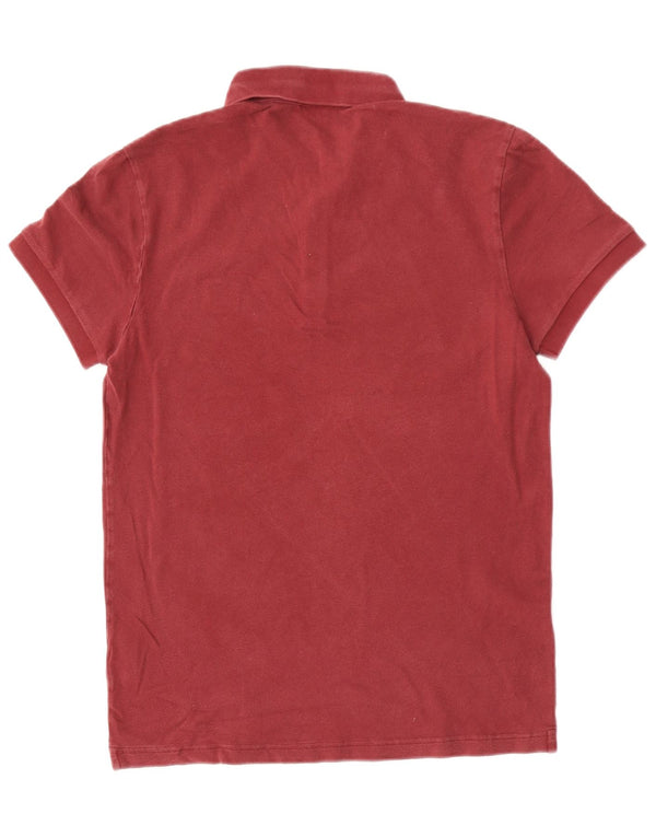 Camisa polo masculina Hugo Boss Slim Fit médio algodão marrom