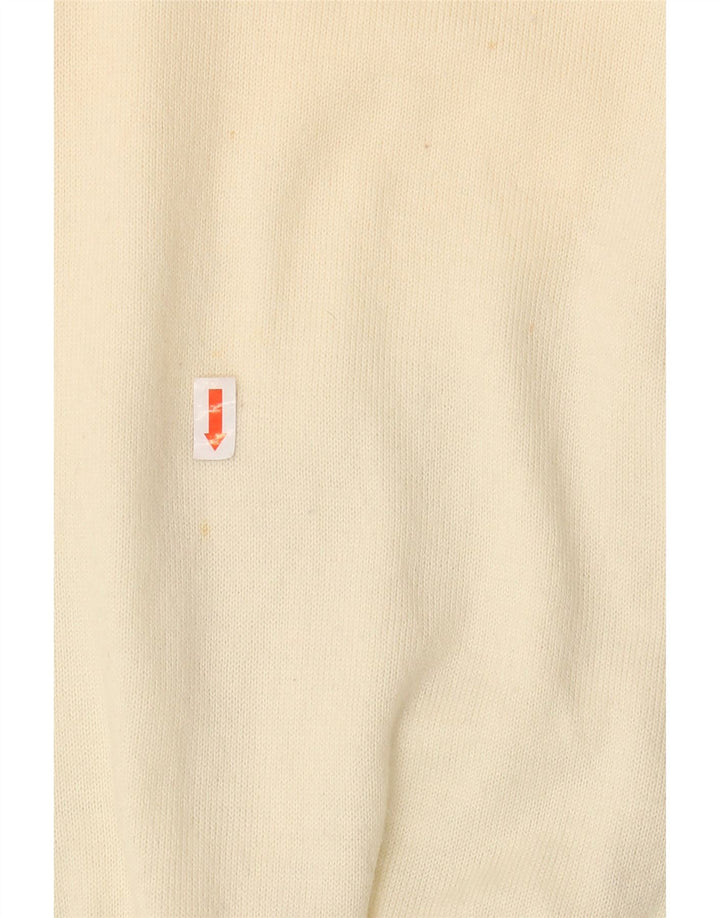 Suéter masculino VINTAGE com decote em V IT 50 bloco colorido médio multicolorido