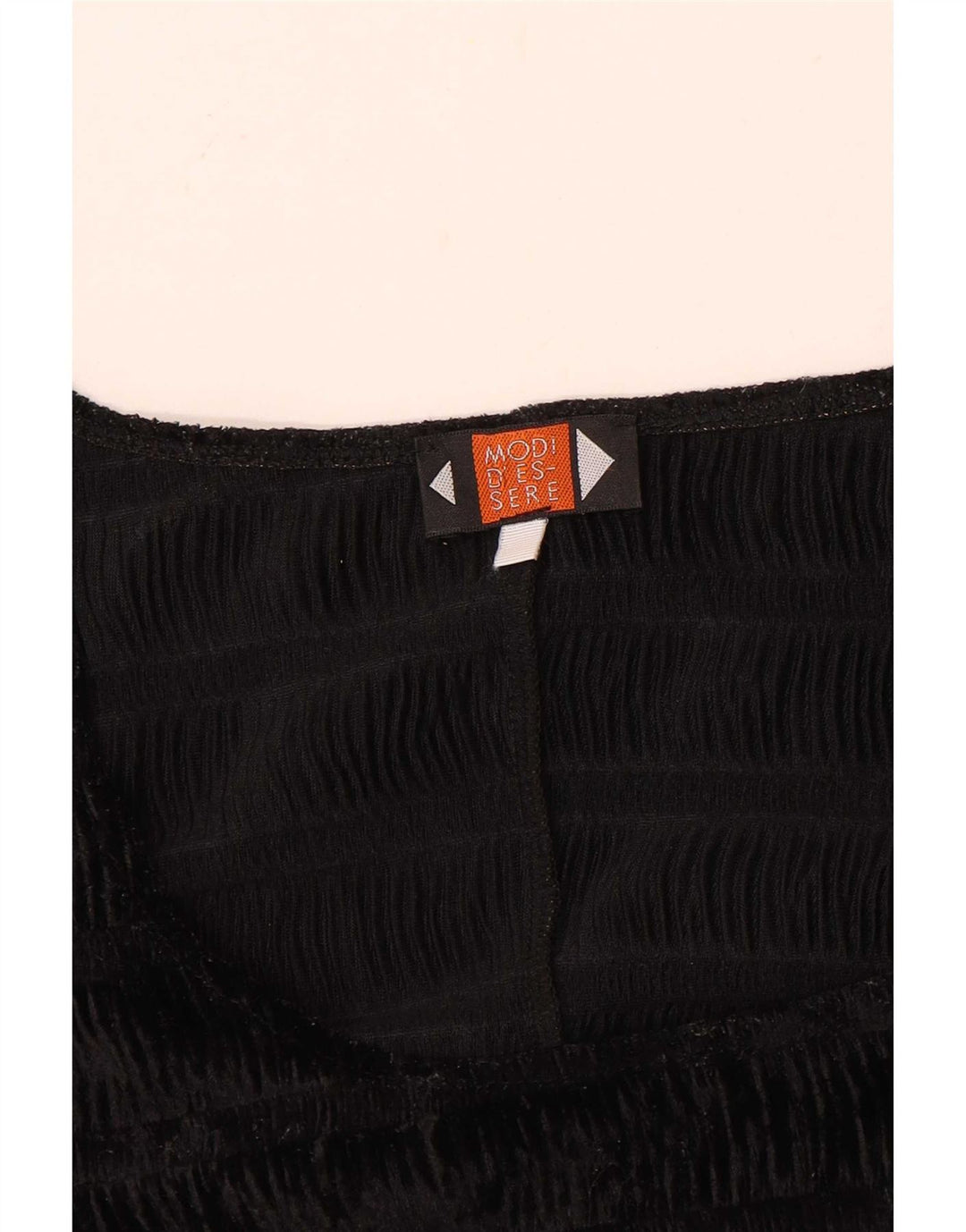 Blusa feminina vintage UK 10 pequena preta