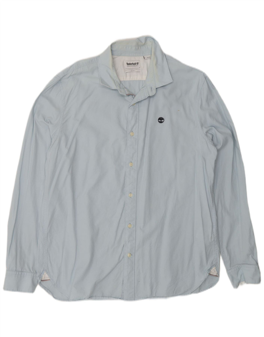 Camisa masculina Timberland Slim Fit XL azul algodão