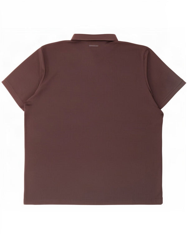 Camisa Polo Adidas Masculina Aeroready XL Cinza Poliéster
