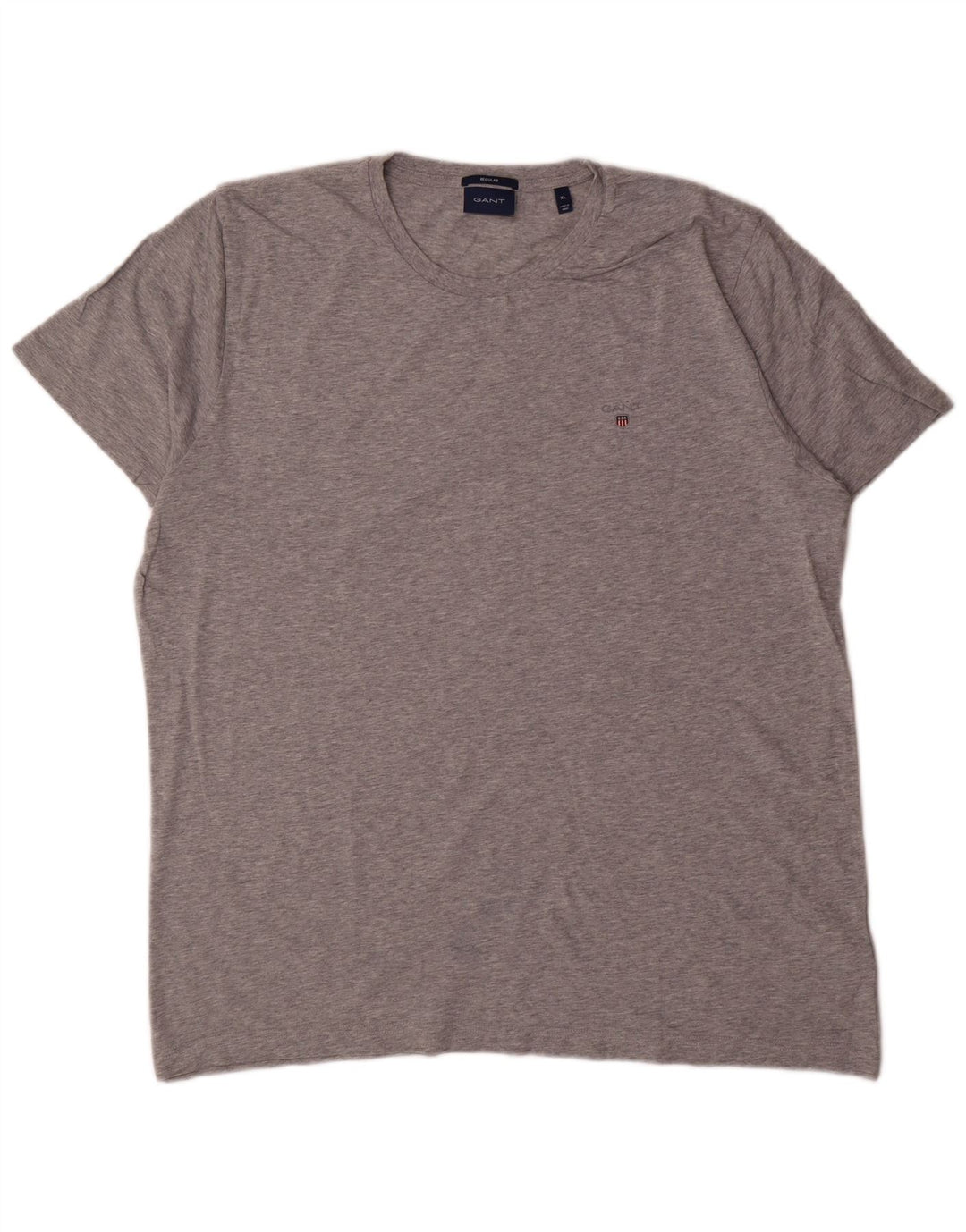Camiseta masculina GANT Regular Fit Top XL Algodão Cinza