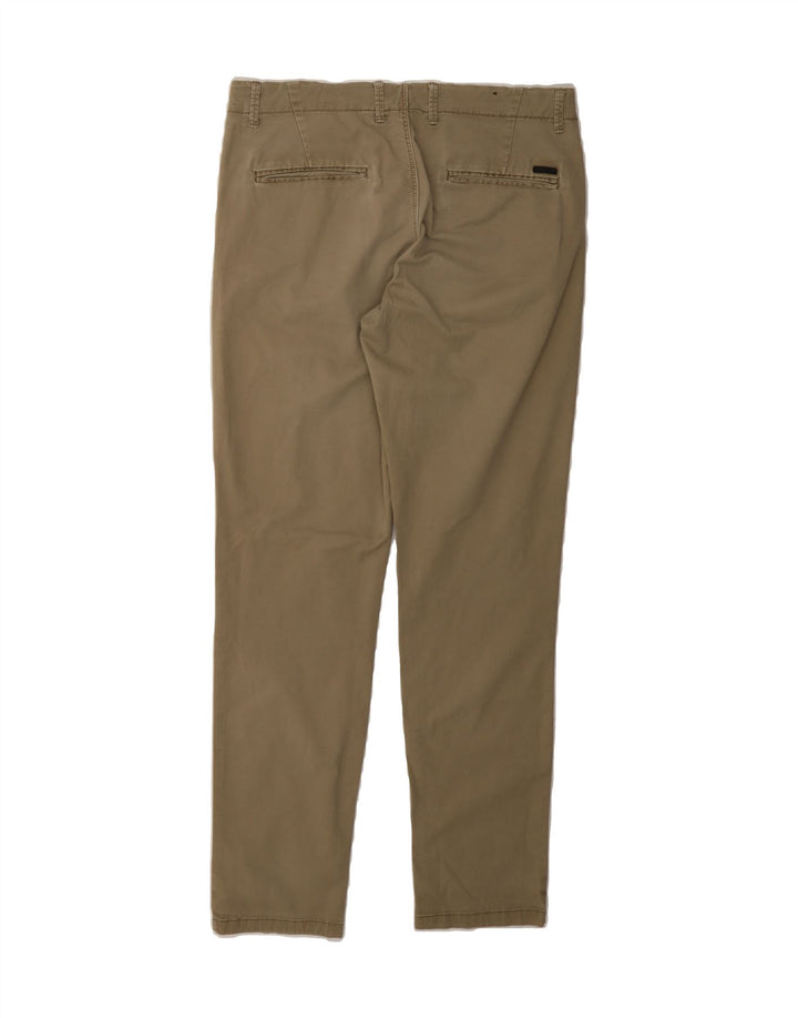 JACK & JONES Mens Slim Chino Trousers W30 L29 Beige Cotton Vintage Jack & Jones and Second-Hand Jack & Jones from Messina Hembry 