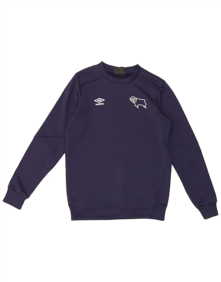 Umbro Boys Graphic Sweatshirt Jumper 13-14 Anos XL Azul Marinho Poliéster