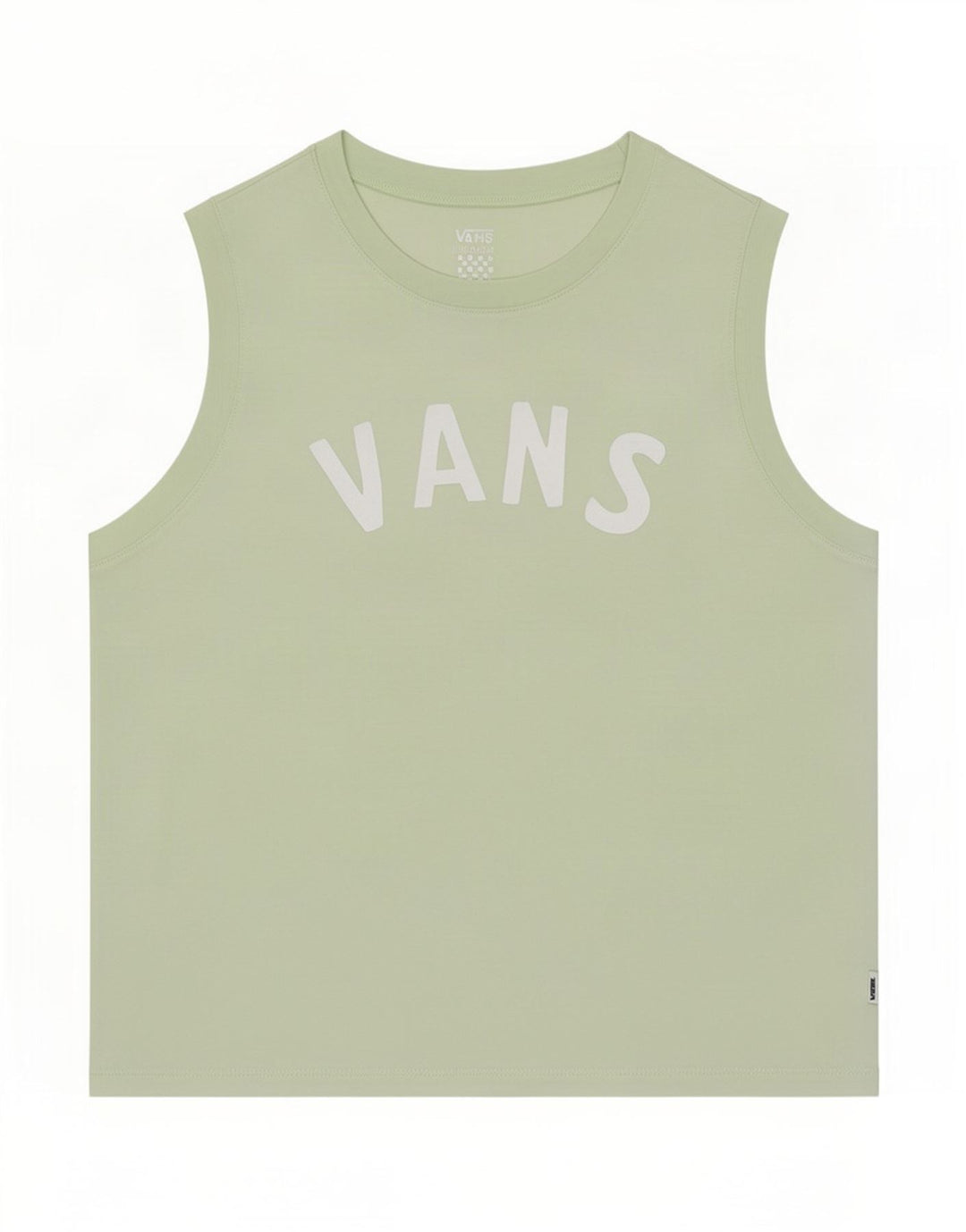 Vans Womens Graphic Vest Top UK 12 Médio Verde
