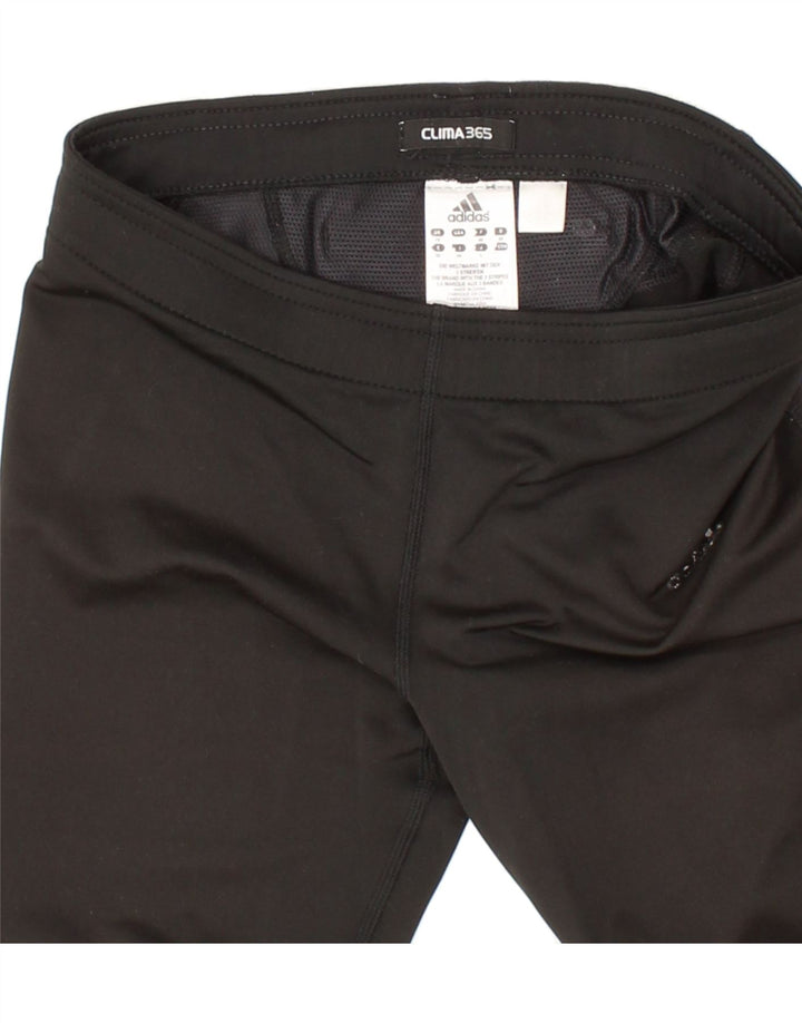 ADIDAS Womens Clima 365 Capri Tracksuit Trousers UK 12 Medium Black Vintage Adidas and Second-Hand Adidas from Messina Hembry 
