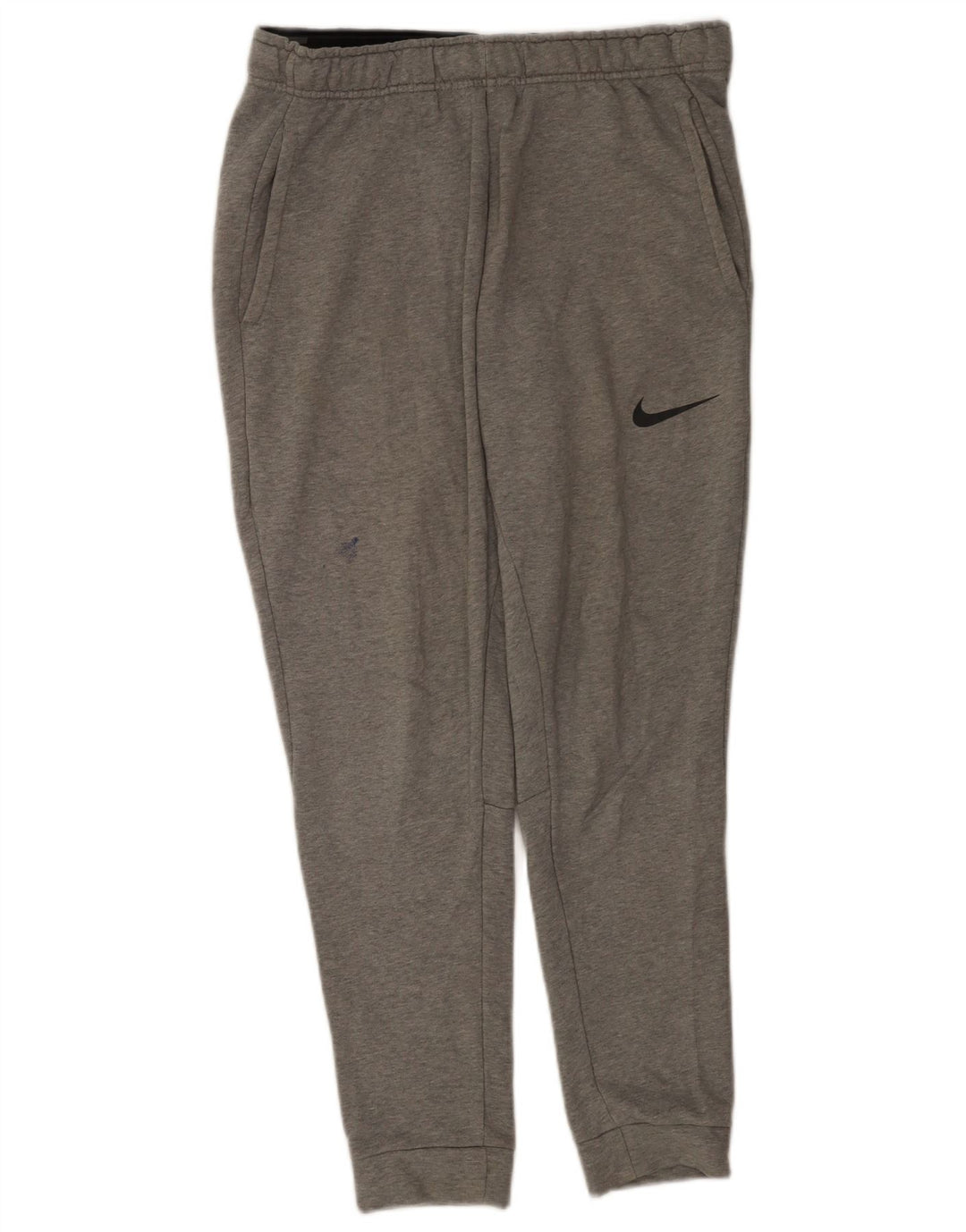 Nike Mens Dri Fit Standard Fit Calças de treino Joggers cinza médio