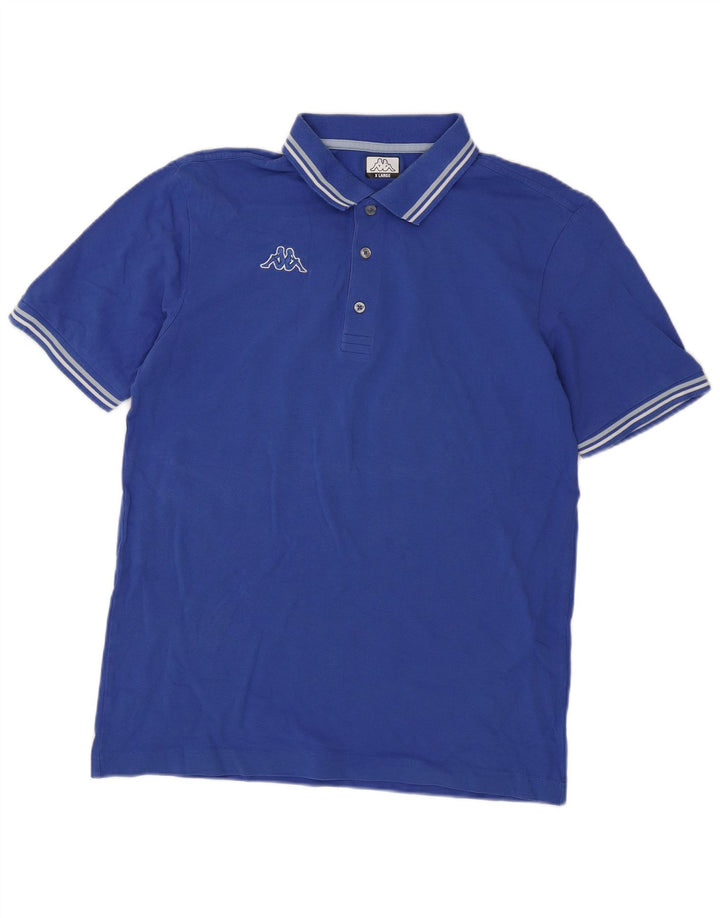 Camisa polo masculina Kappa XL algodão azul