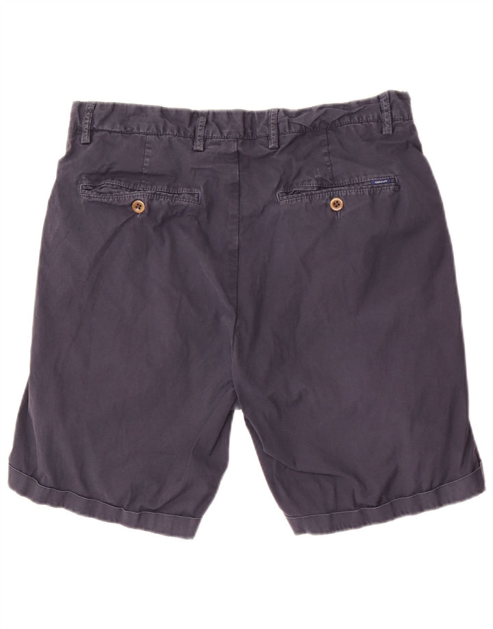 Gant Mens Chino Shorts W32 Médio Algodão Azul Marinho