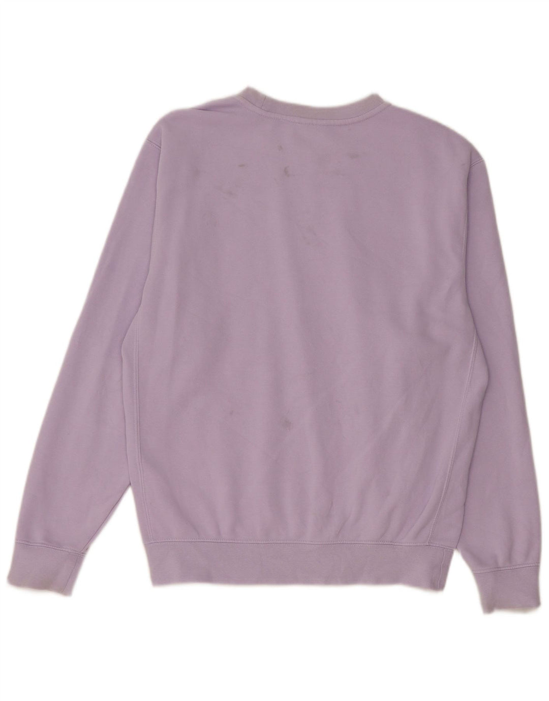 Nike masculino solto ajuste moletom jumper pequeno algodão roxo