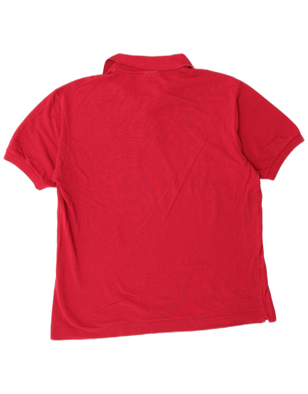 Camisa polo masculina LACOSTE tamanho 5 grande algodão vermelho clássico