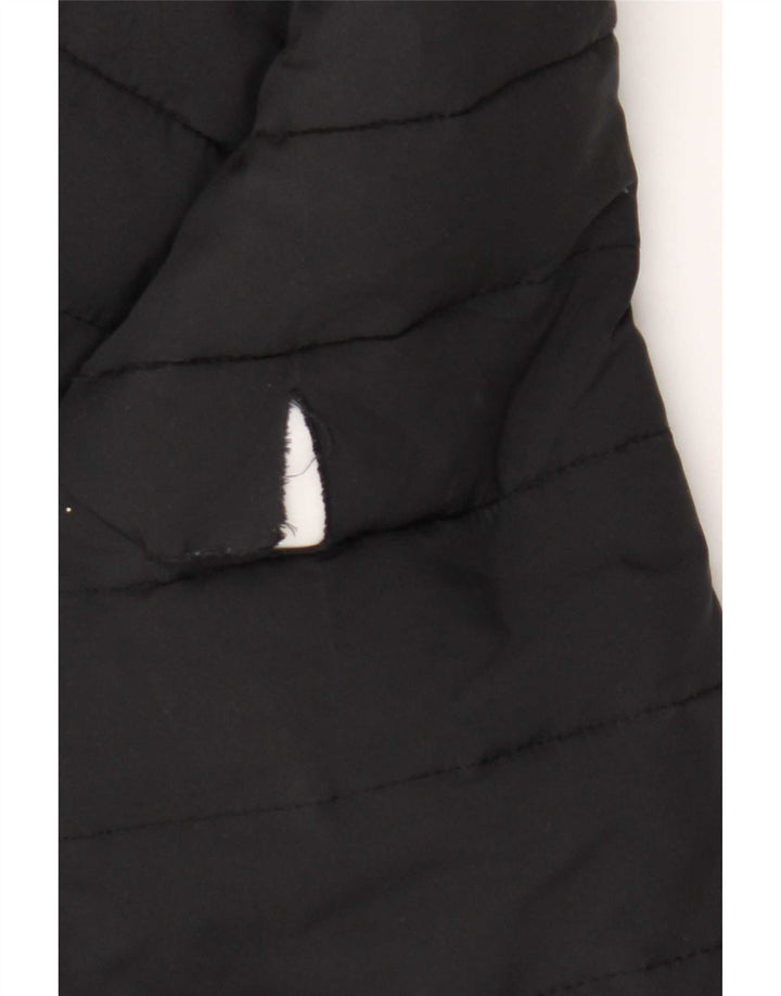 Jaqueta acolchoada masculina Zara UK 40 grande poliéster preto