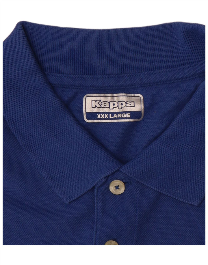 Camisa polo masculina KAPPA 3XL algodão azul