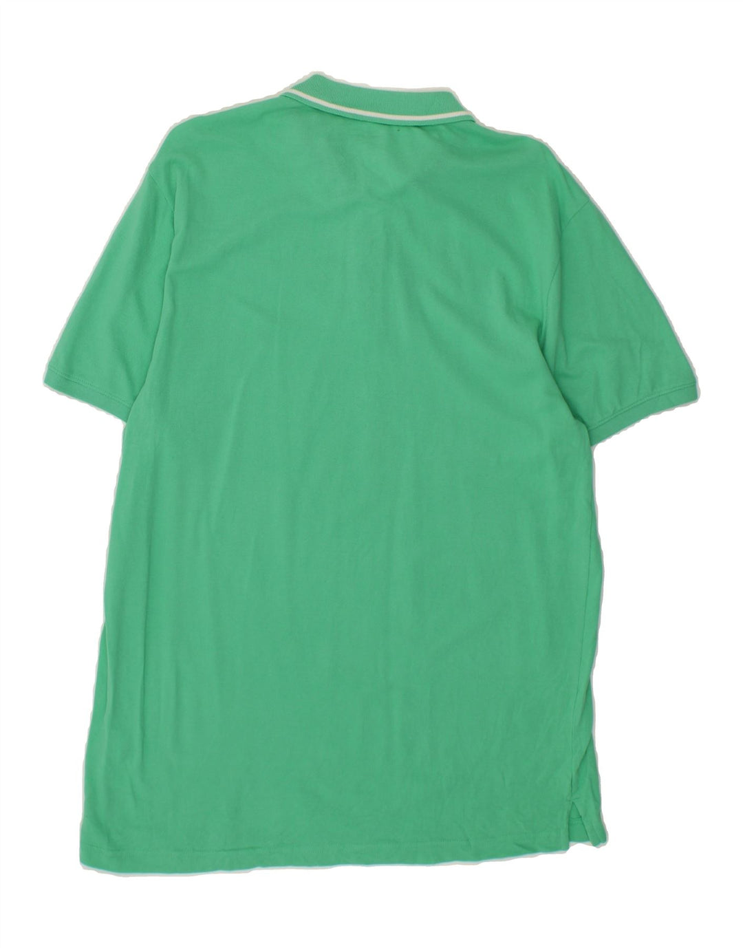 IZOD Mens Slim Fit Polo Shirt XL Green Cotton Vintage Izod and Second-Hand Izod from Messina Hembry 