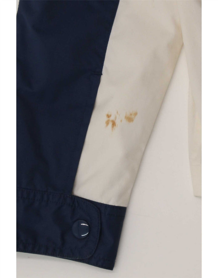 Ellesse Womens Tracksuit Top Jacket UK 12 Médio Azul Marinho Colourblock