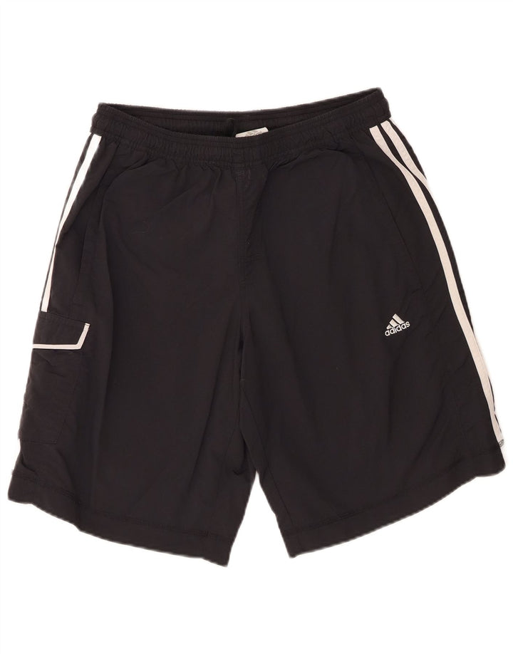 Adidas Mens Cargo Sport Shorts Médio Preto