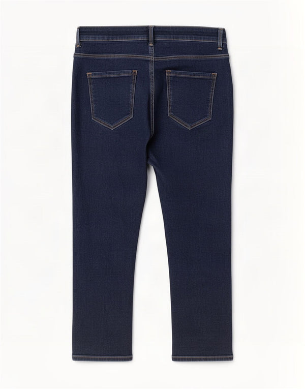 Calça jeans feminina Marks & Spencer The Carrie UK 18 XL W40 L21 azul