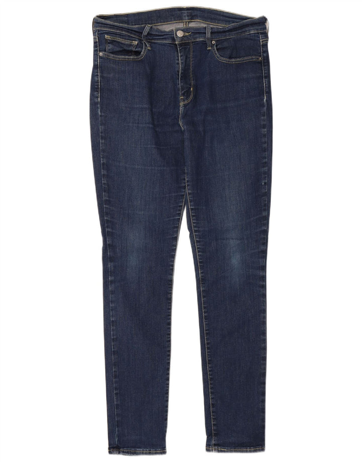 Jeans skinny feminino LEVI'S W32 L32 algodão azul