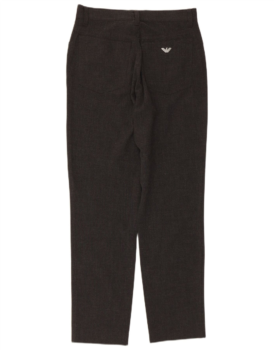 Calça casual feminina ARMANI cônica W28 L28 poliéster cinza