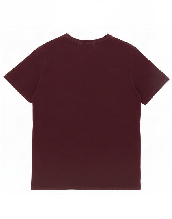 Camiseta masculina Fred Perry Top XL algodão Borgonha