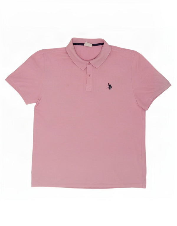 US Polo Assn. Camisa Masculina XL Algodão Rosa