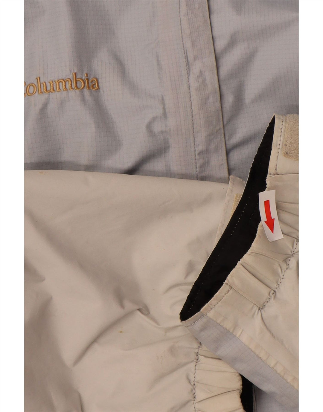 Columbia Womens Interchange Hooded Rain Jacket UK 10 Pequeno Branco