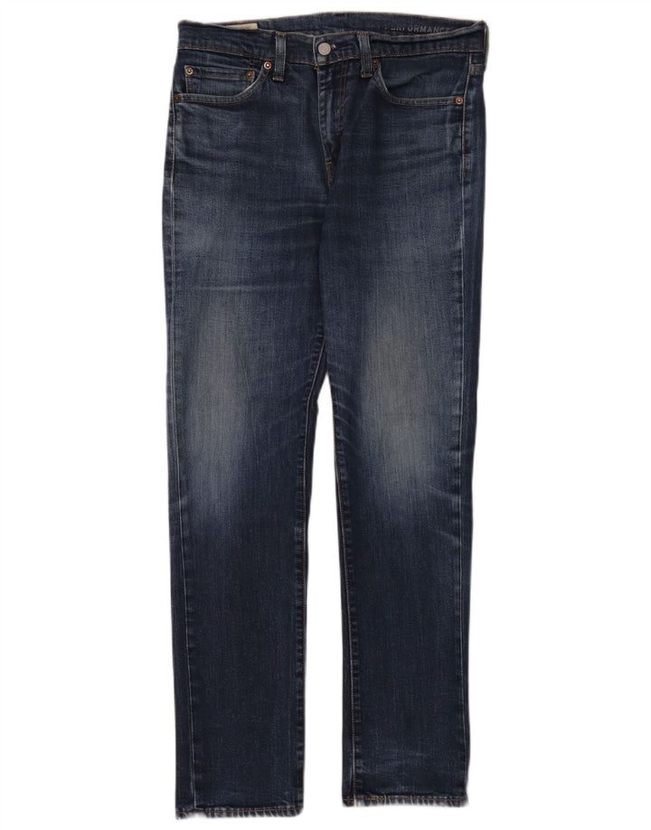 Levi's Masculino 511 Slim Jeans W32 L32 Azul Marinho Algodão
