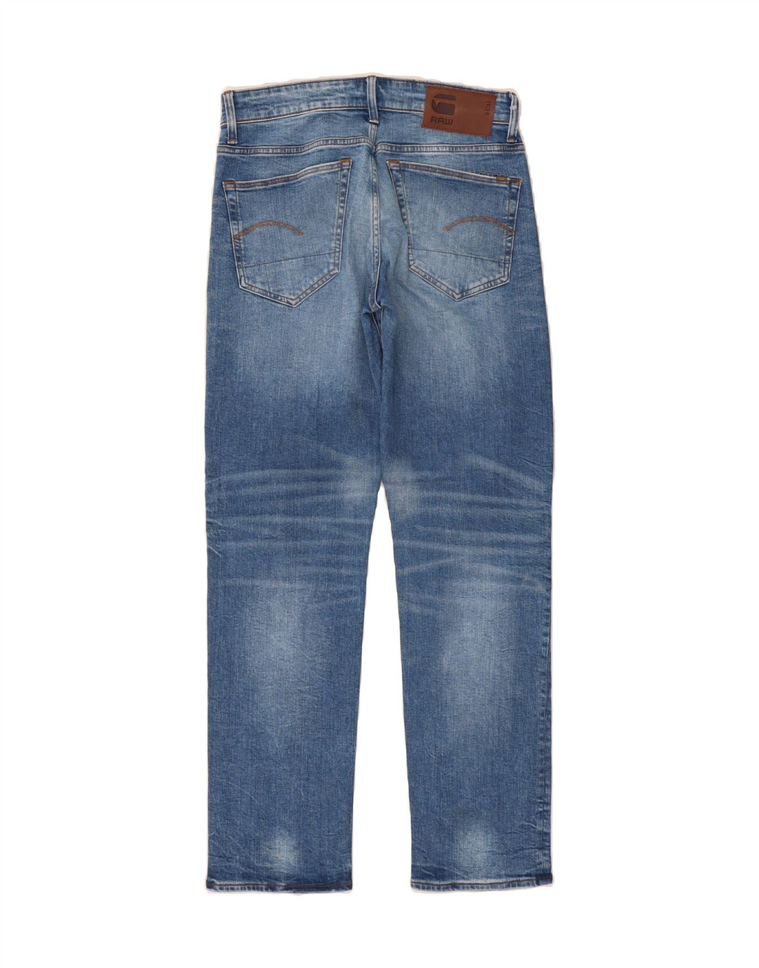 G-STAR Mens 3301 Straight Jeans W30 L32 Blue Cotton Vintage G-Star and Second-Hand G-Star from Messina Hembry 