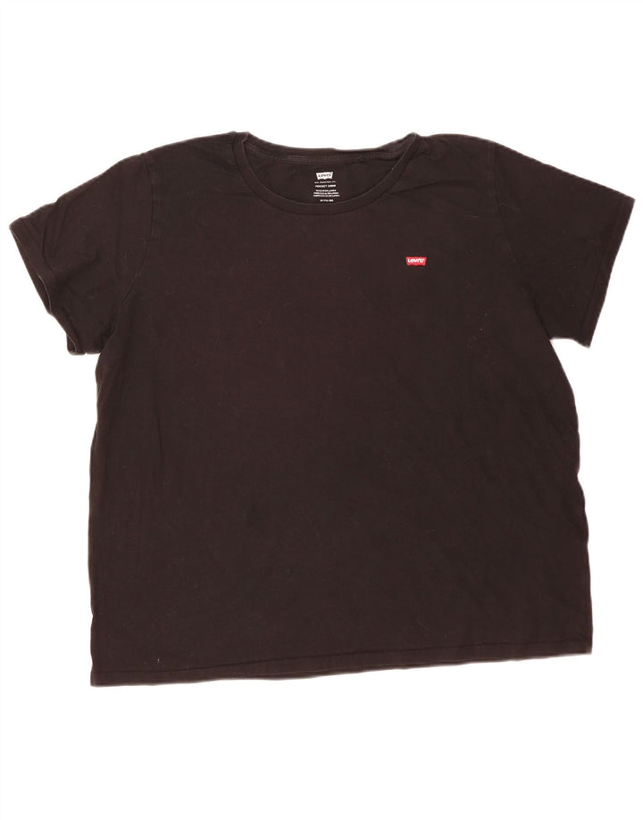 Camiseta masculina Levi's Top 2XL algodão preto