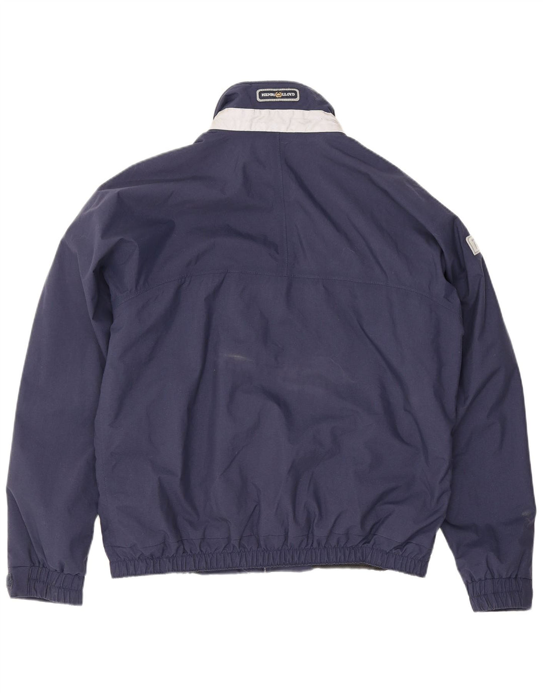 Jaqueta corta-vento masculina Henri Lloyd Reino Unido 38 Nylon azul marinho médio