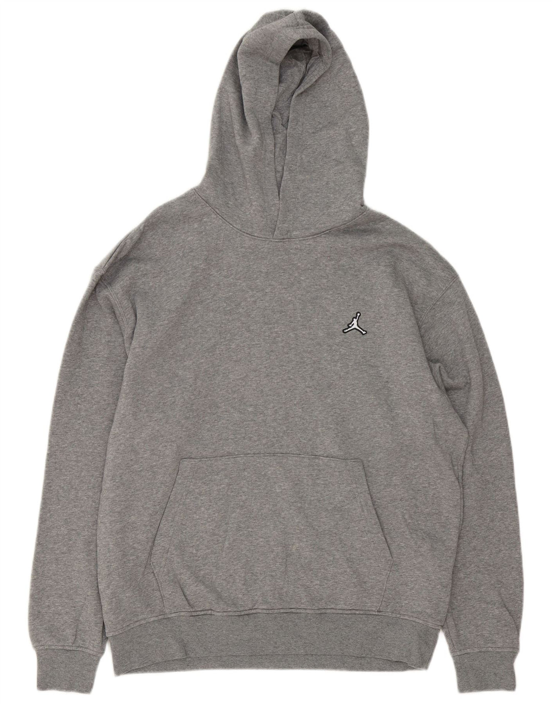 Jordan moletom com capuz masculino grande algodão manchado cinza