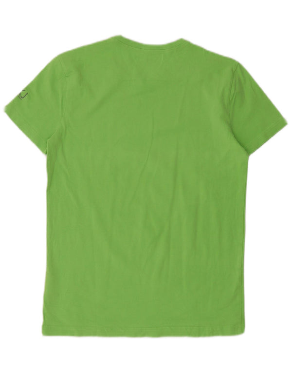 Camiseta feminina Calvin Klein Jeans, tamanho 14, grande, verde, algodão