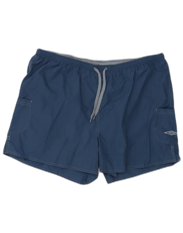 Shorts de natação feminino Umbro UK 18 XL azul poliéster