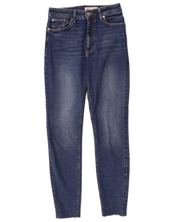 Zara Jeans Skinny Feminino EU 40 Médio W30 L28 Azul