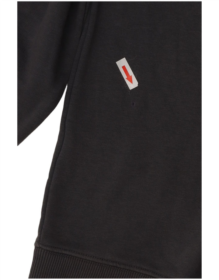 Alpha Industries Suéter gráfico masculino de algodão cinza pequeno