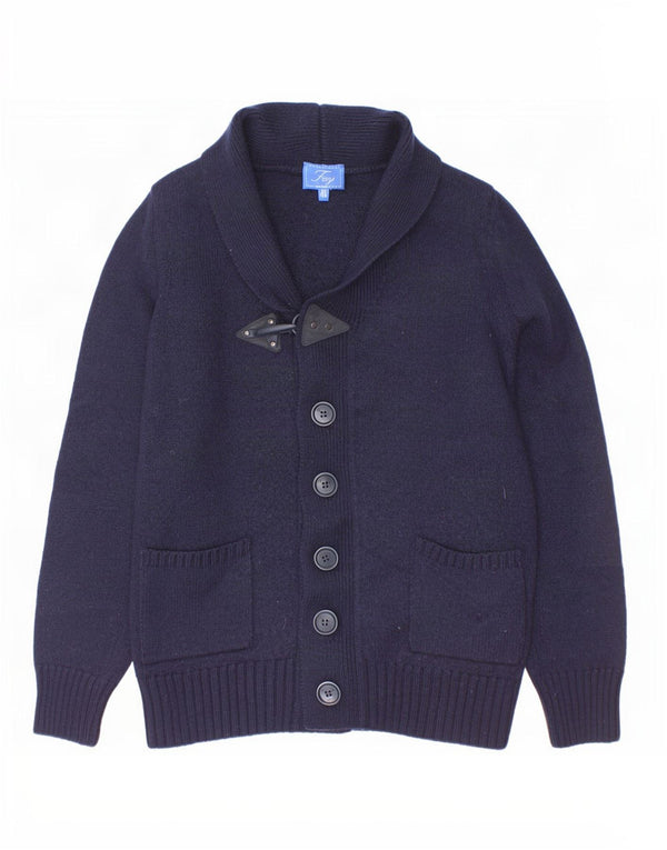 Suéter cardigã Fay Boys 9-10 anos lã azul marinho