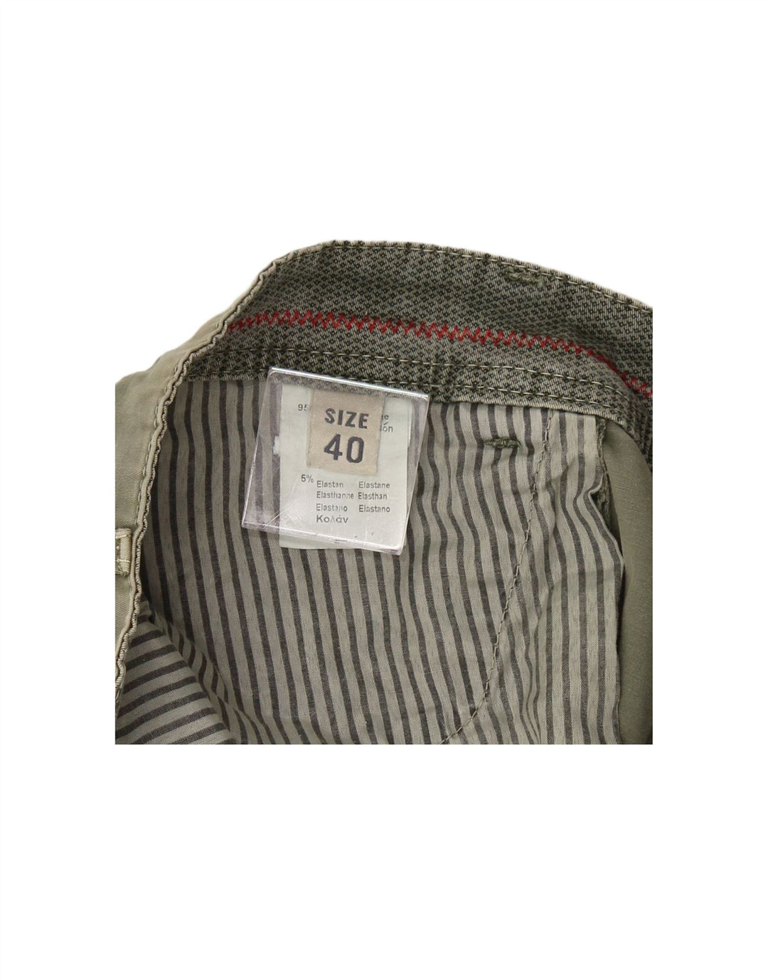 Shorts cargo masculino MARSHALL ANGEL W40 XL algodão cáqui