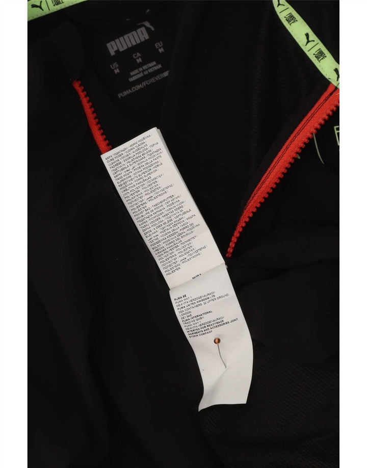 Puma Mens Tracksuit Top Jacket Médio Preto Poliéster