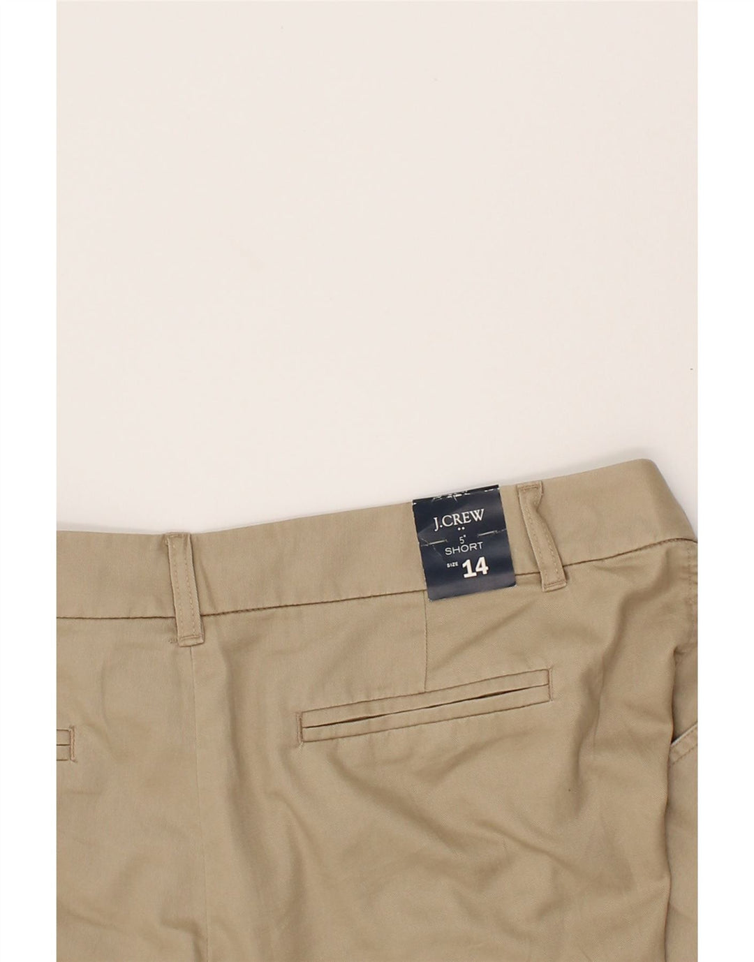 J. CREW Womens Chino Shorts US 14 XL W38  Beige Cotton Vintage J. Crew and Second-Hand J. Crew from Messina Hembry 