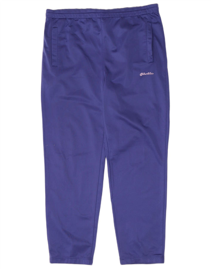 Calça de treino masculina Lotto grande poliéster azul