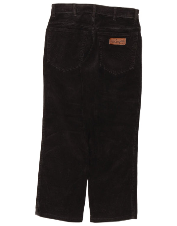 Calça cortada masculina WRANGLER Texas Stretch Corduroy W30 L25 preta