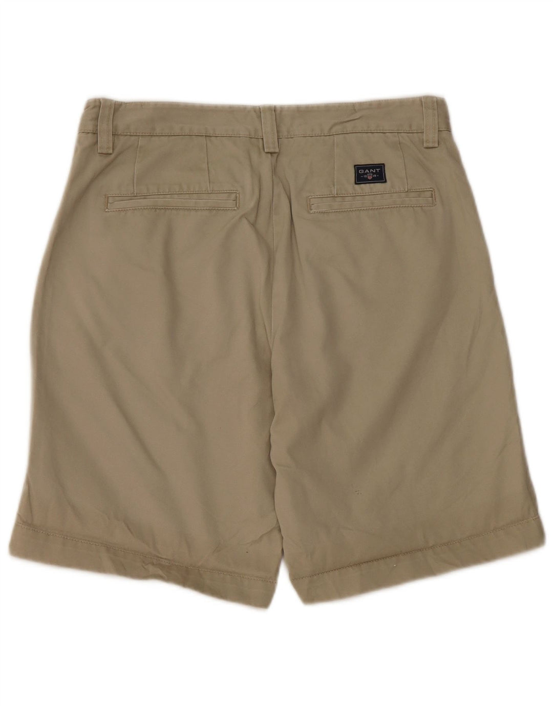 GANT Mens Chino Shorts W31 Algodão Cáqui Médio