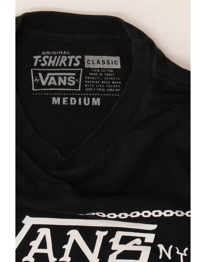 Camiseta Vans Masculina Classic Fit Graphic Top Médio Algodão Preto