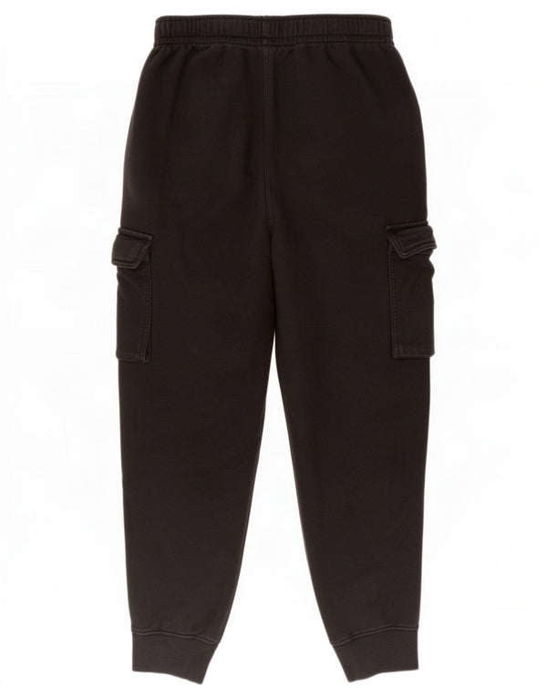 Nike masculino gráfico cargo calças de treino joggers médio preto algodão