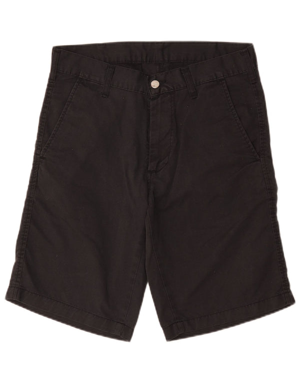 Carhartt Mens Bermuda Shorts W29 Pequeno Poliéster Preto